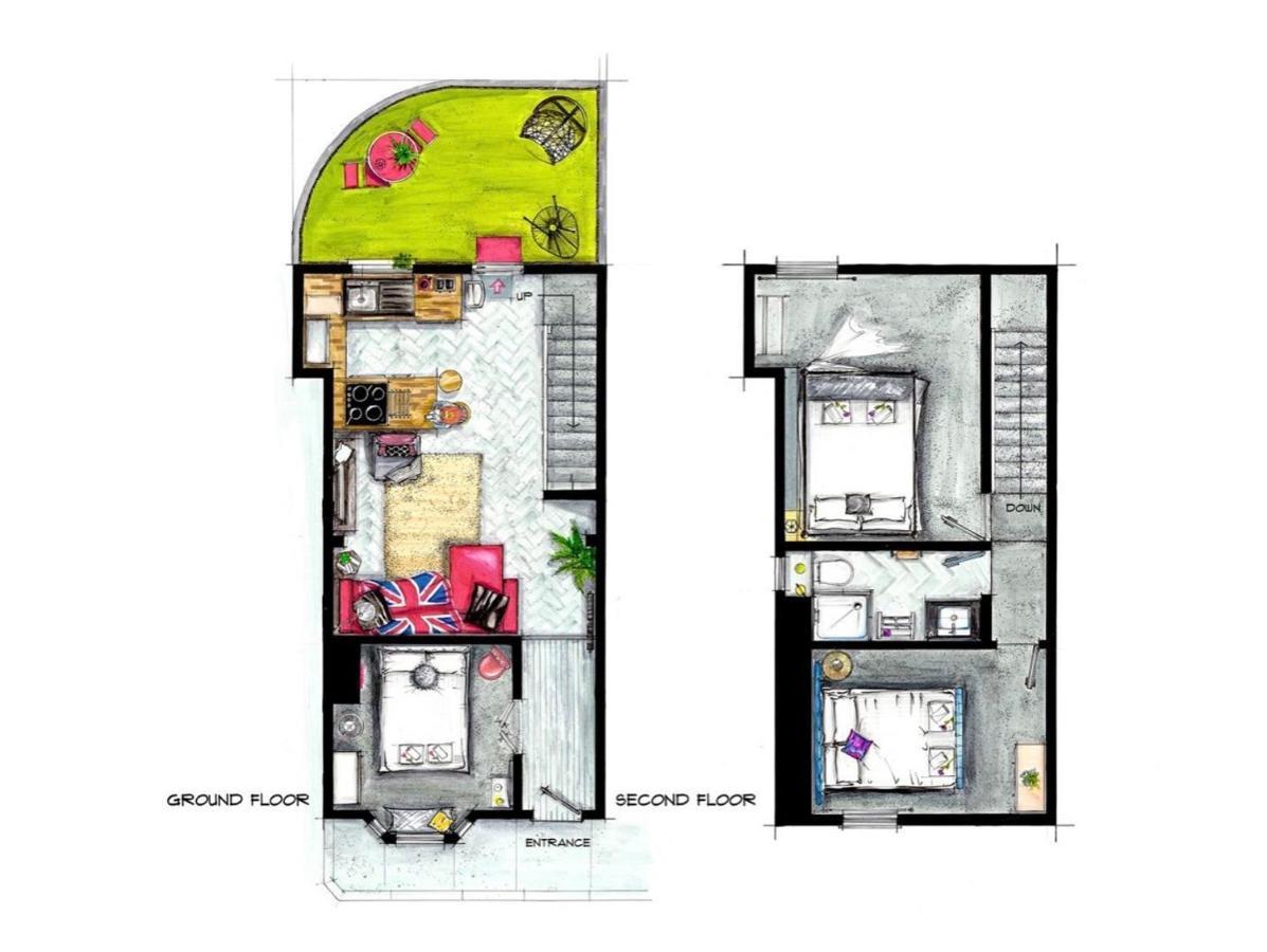 3 Double Bed Brittania Styled Central Home Near Lfc Sleeps 6 With Free Business Super Fast Fibre Broadband Liverpool Dış mekan fotoğraf